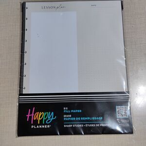 Big Happy Planner Sharp Studies Teacher Filler Paper 40 sheets